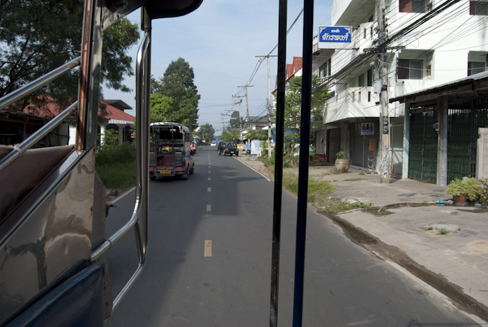 view from bus back